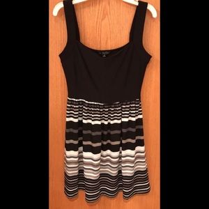 Short Black and White Dress